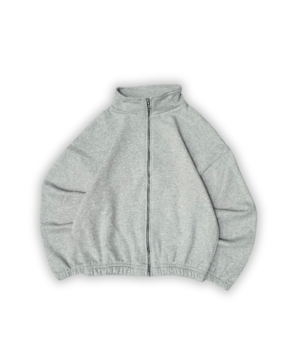 CAMPERA BOXY FRISADO GRIS