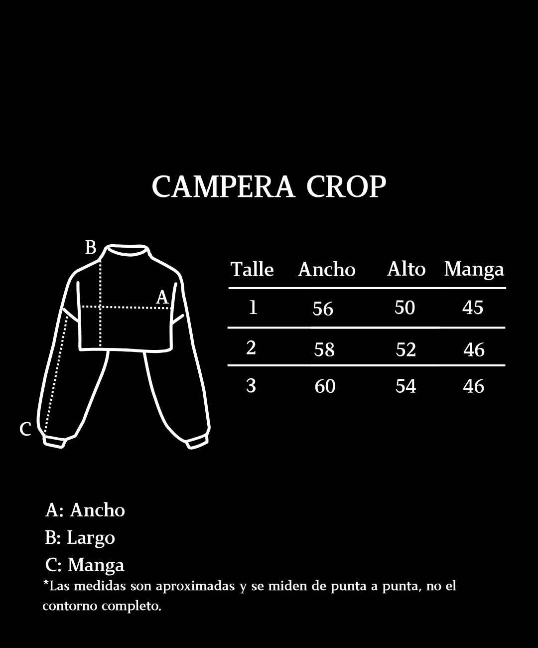 CAMPERA POLAR CROP NEGRO