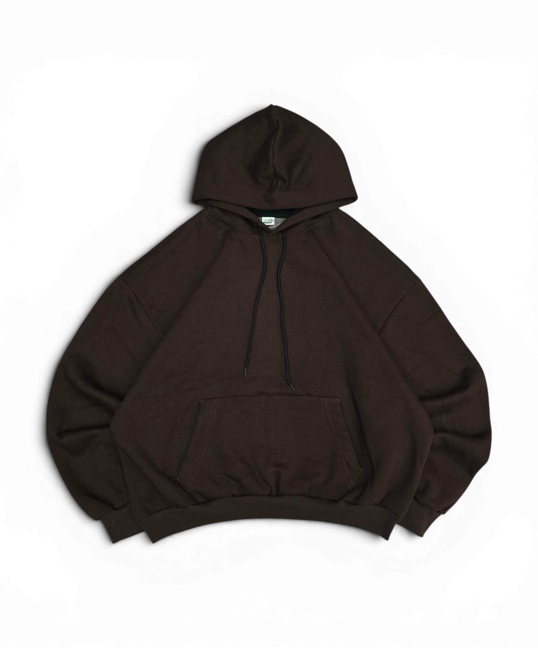 buzo boxy frisado gris