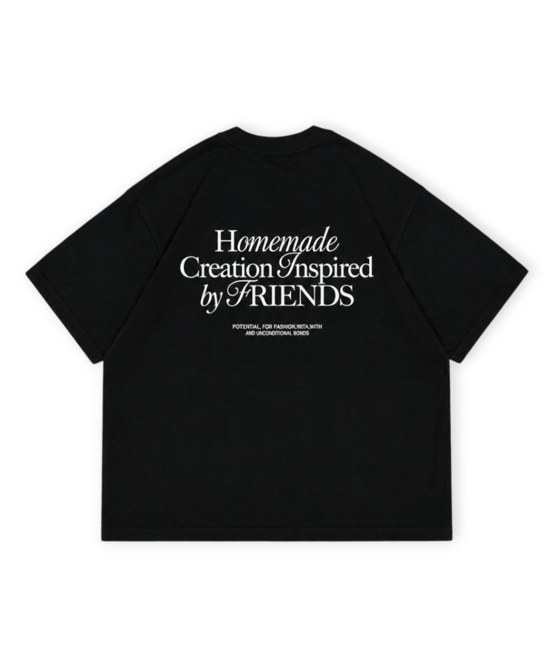 remera boxy ‘friends’ negro