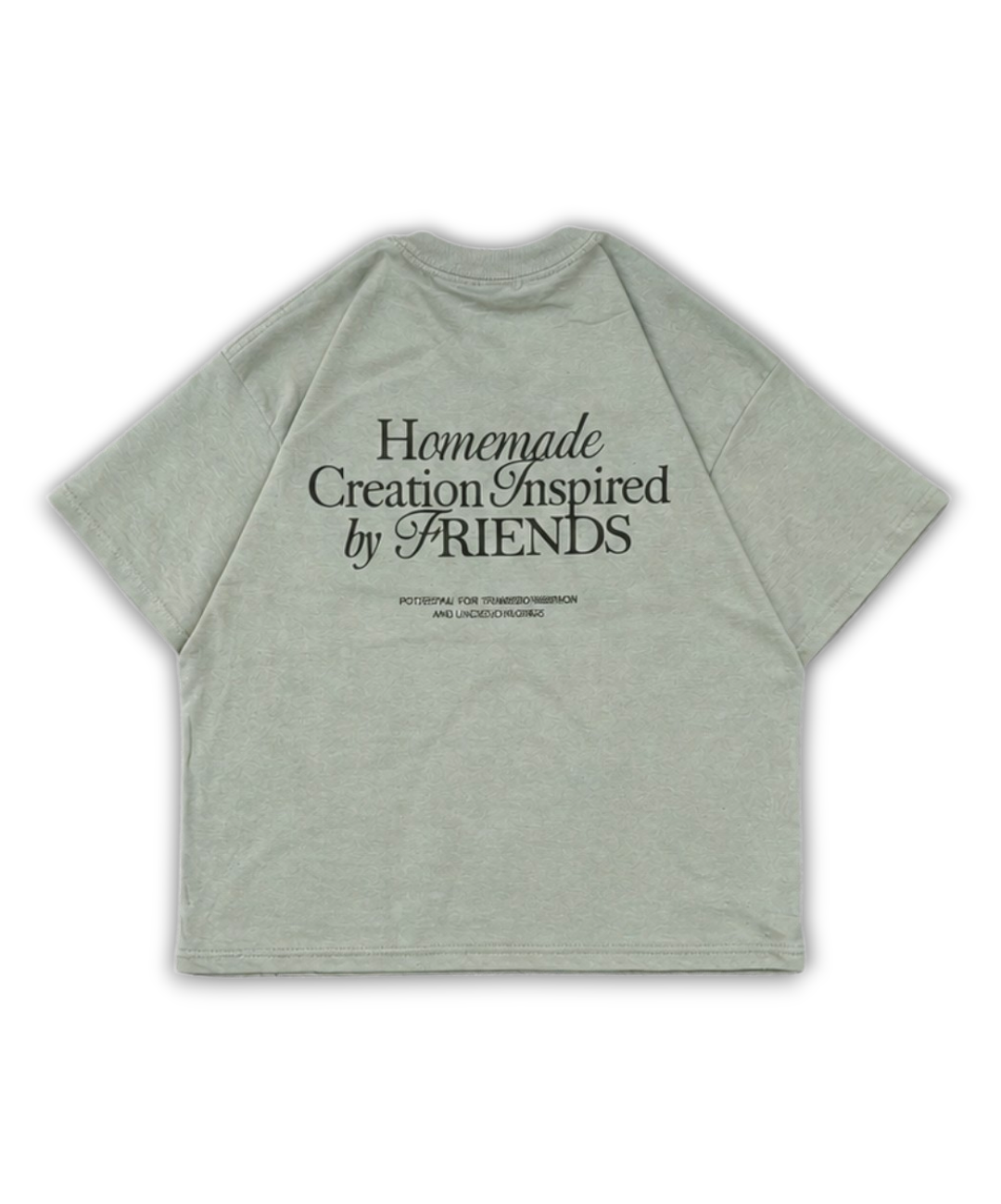 remera boxy ‘friends’ acero