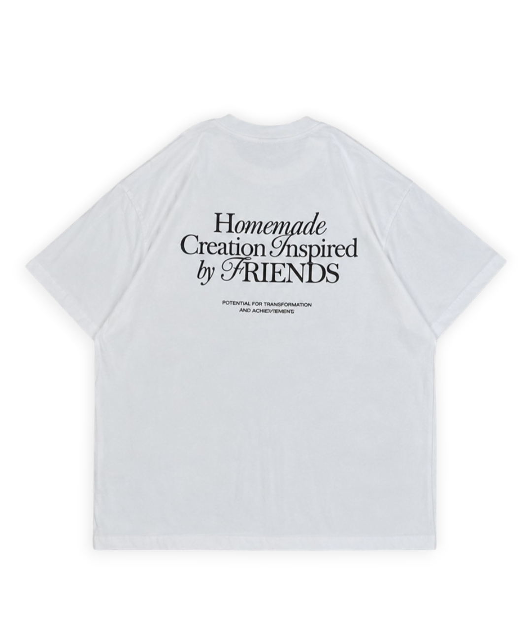 remera boxy ‘friends’ blanco